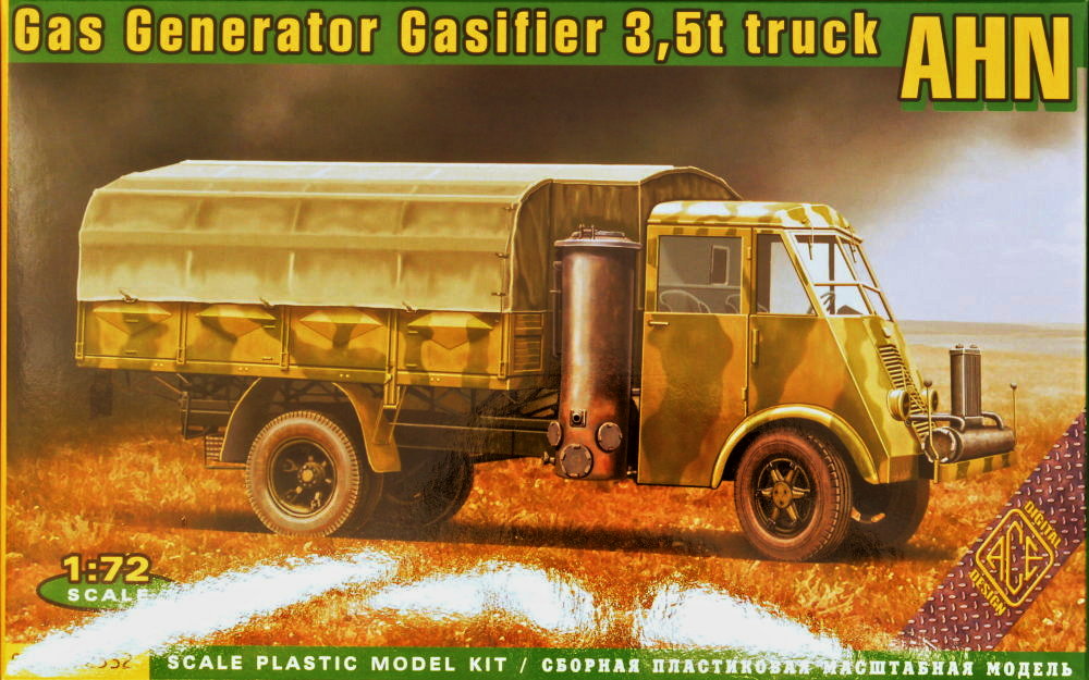 1/72 AHN French 3,5 truck gas generator