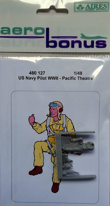 1/48 US Navy Pilot WWII - Pacific Theatre (1 fig.)