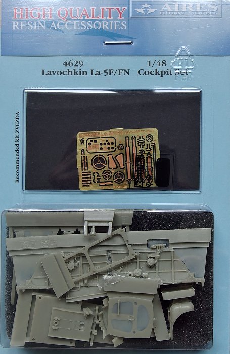 1/48 Lavochkin La-5F/FN cockpit set (ZVE)