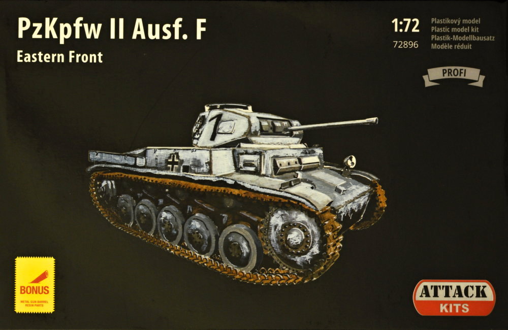 1/72 PzKpfw II Ausf.F Eastern Front & metal barrel