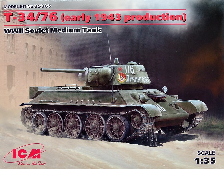 1/35 T-34/76 (early 1943) Soviet Medium Tank WWII