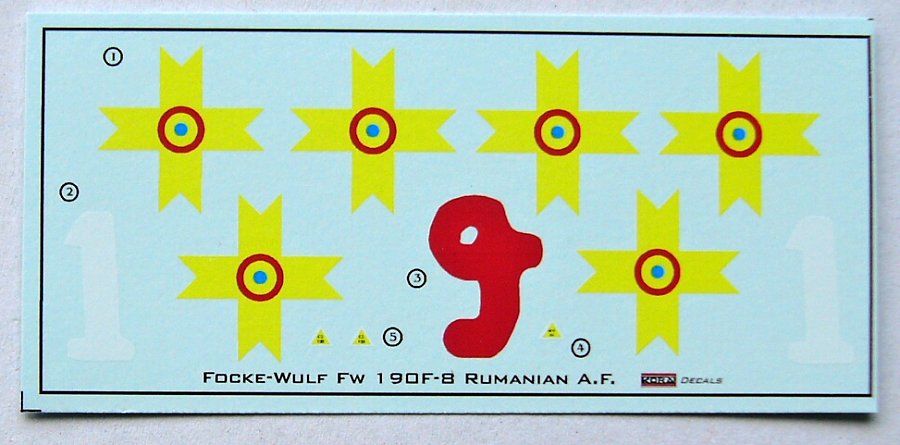 1/48 Decals Fw 190F-8 (Romanian Air Force)