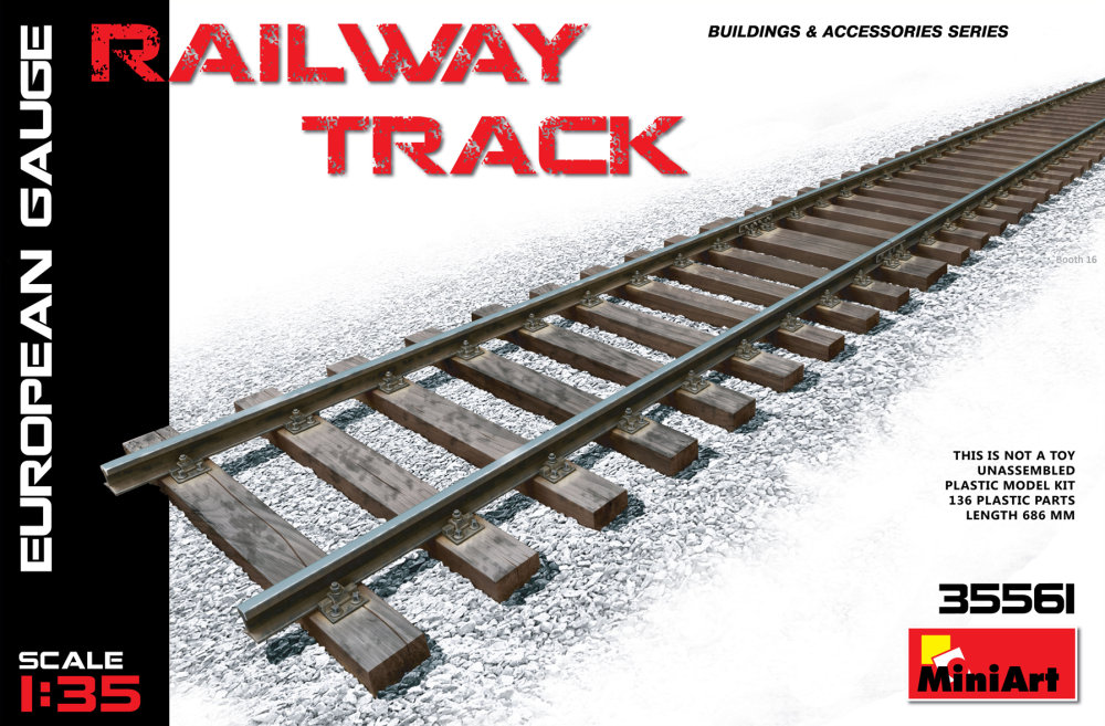 1/35 Railway Track (European Gauge)