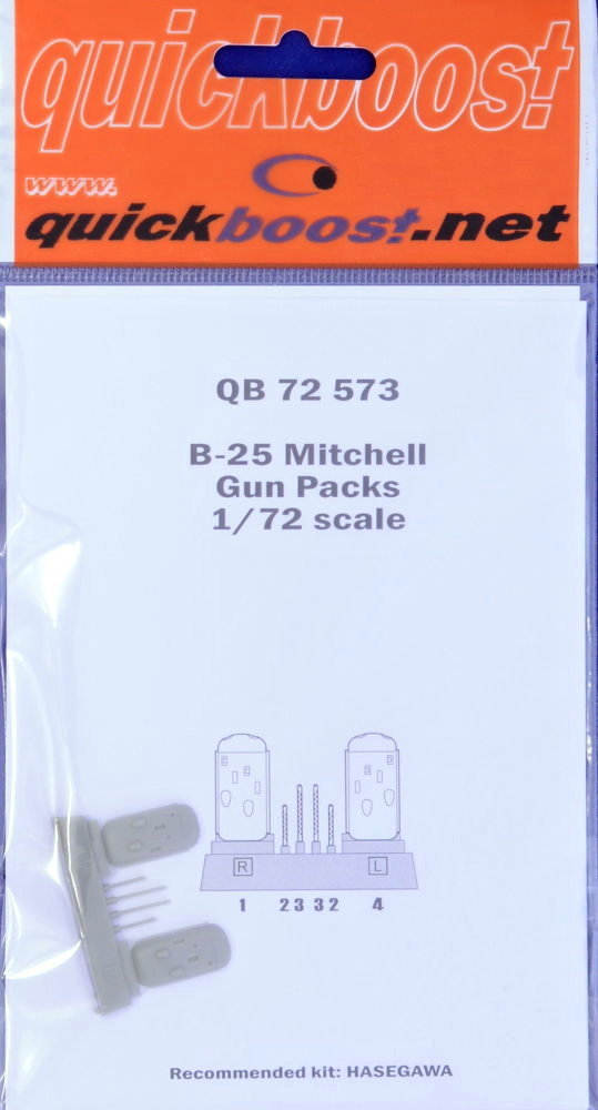 1/72 B-25 Mitchell gun packs (HAS)