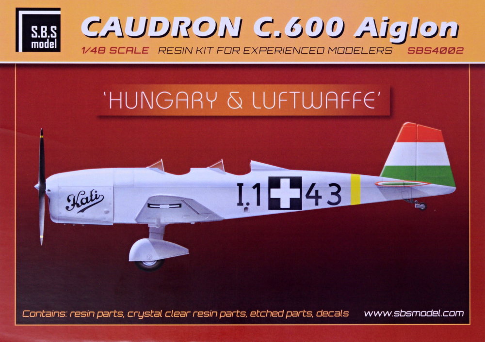 1/48 C.600 Aiglon Hungary&Luftwaffe (resin kit)