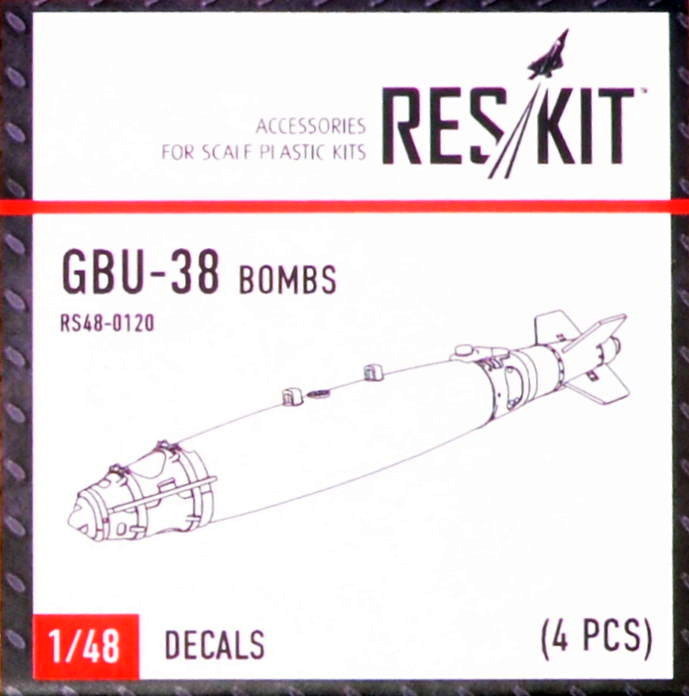 1/48 GBU-38 Bombs (4 pcs.)