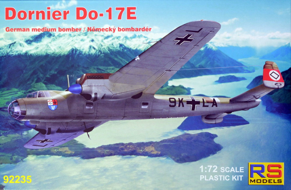1/72 Dornier Do-17E German medium bomber