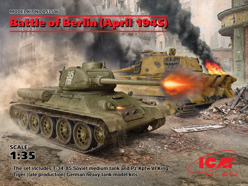 1/35 Battle of Berlin 1945, DIORAMA SET (2 kits)