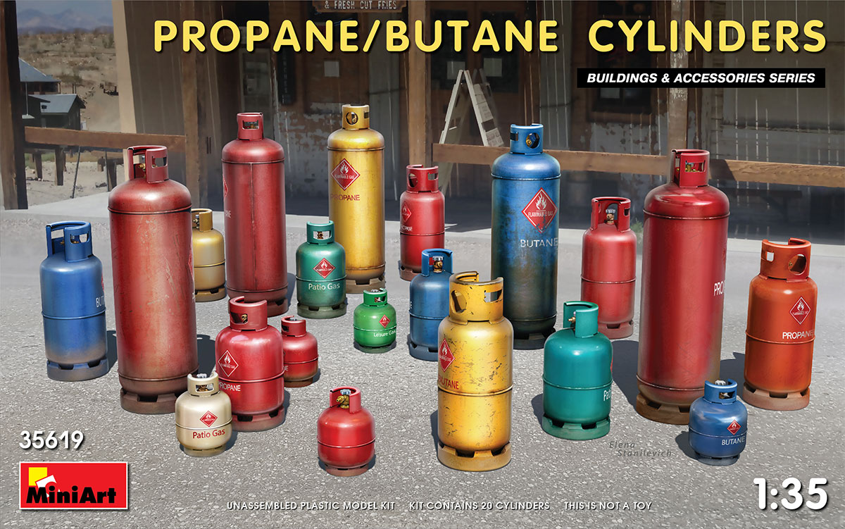 1/35 Propane/Butane Cylinders (20 pcs.)