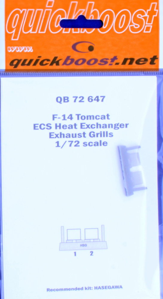 1/72 F-14 Tomcat ECS heat exchang.exh.grills (HAS)