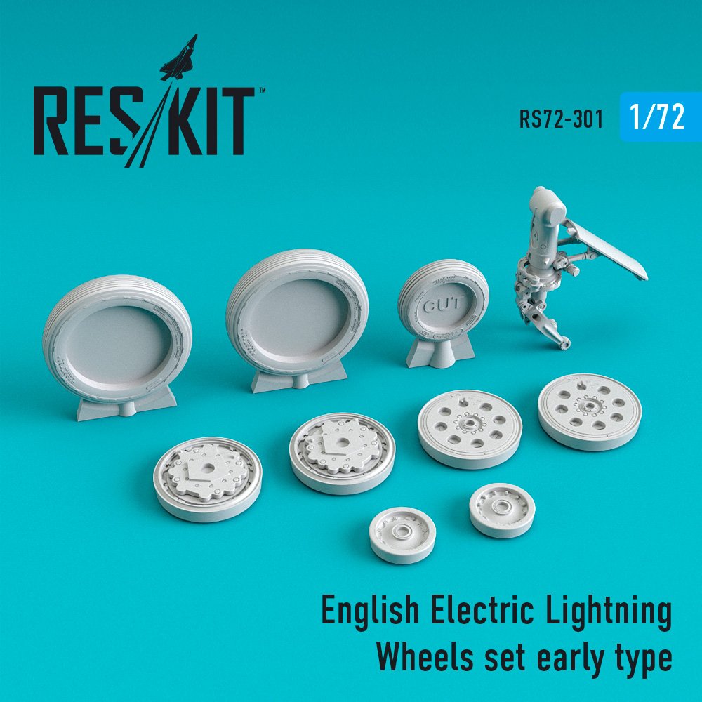 1/72 EE Lightning Wheels set early type