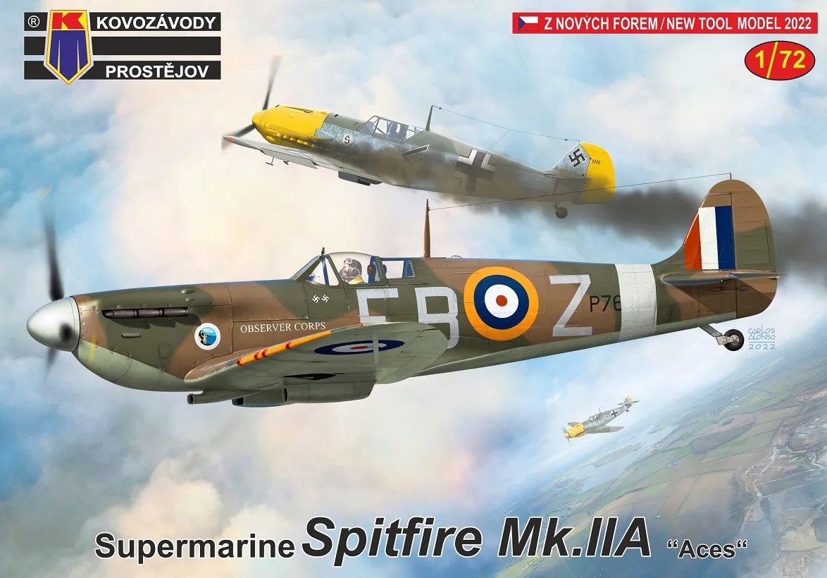 1/72 Supermarine Spitfire Mk.IIA 'Aces' (3x camo)