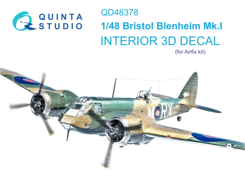 1/48 Br.Blenheim Mk.I 3D-Print.&colour.Int. (AIRF)