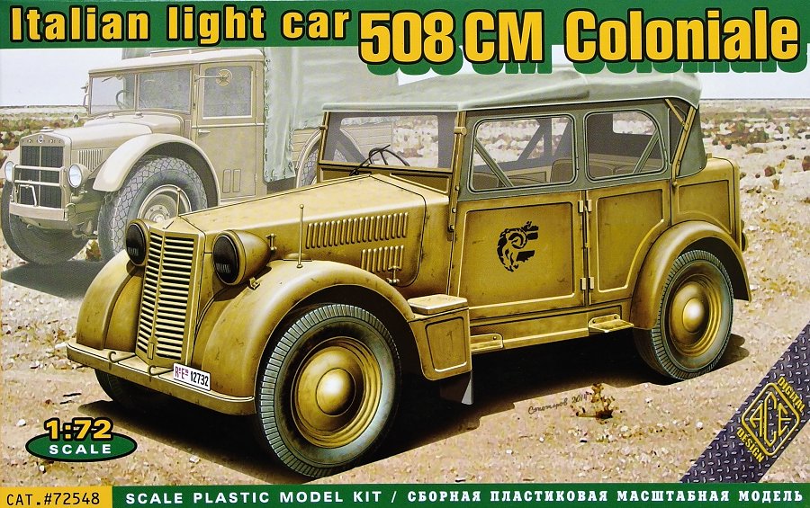 1/72 508CM Coloniale Italian light car