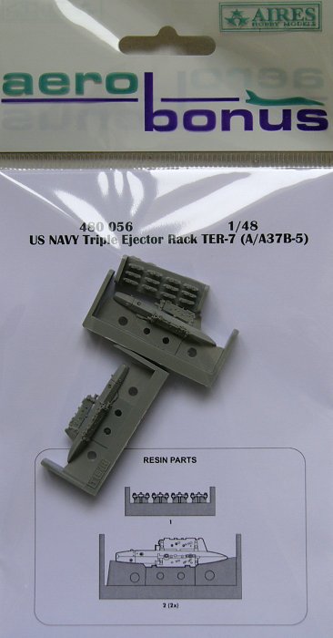 1/48 US NAVY Triple ejector rack TER-7 (A/A37B-5)