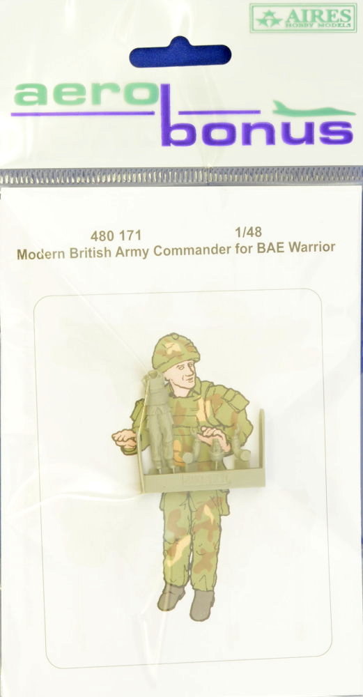 1/48 Modern British Army Commander for BAE Warrior