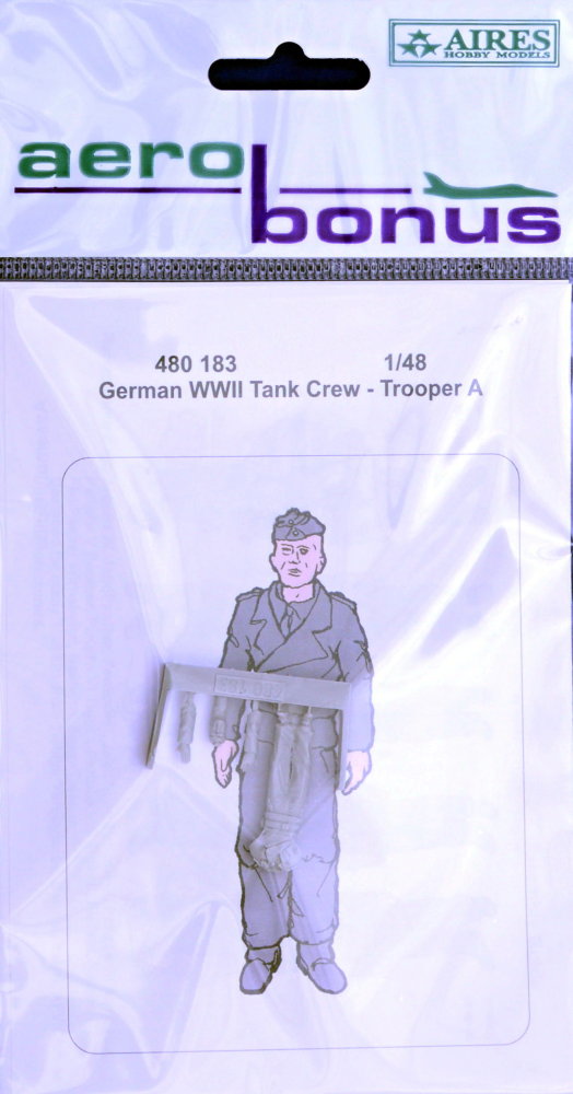 1/48 German WWII Tank crew - Trooper A