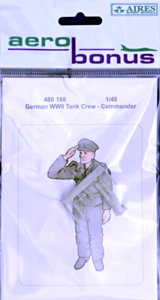 1/48 German WWII Tank crew - Commander