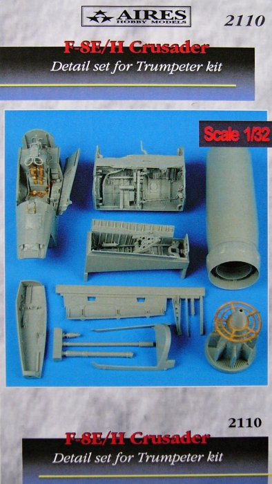 1/32 F-8E/H Crusader detail set (TRUMP)