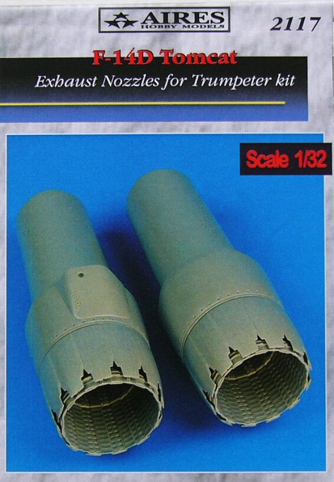 1/32 F-14D Tomcat exhaust nozzles  (TRUMP)