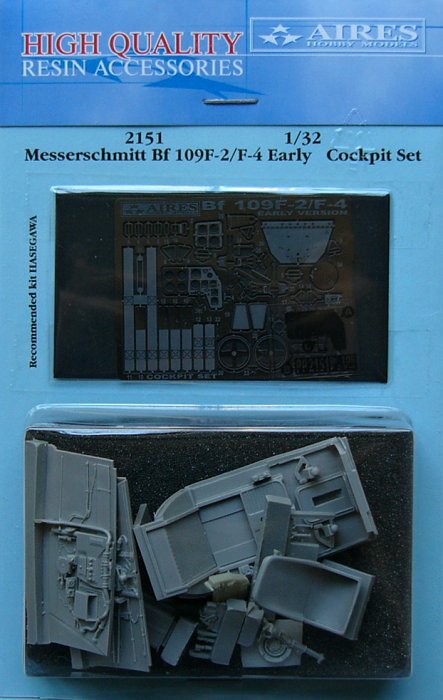 1/32 Bf 109F-2/F-4 early cockpit set  (HAS)