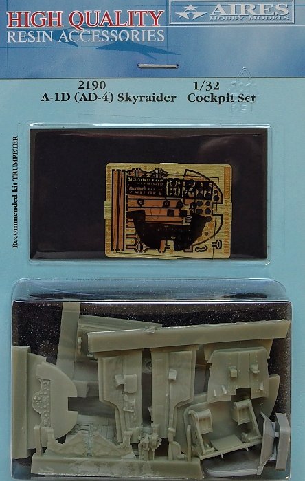 1/32 A-1H (AD-6) Skyraider cockpit set (TRUMP)