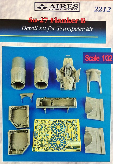 1/32 Su-27 Flanker B detail set (TRUMP)