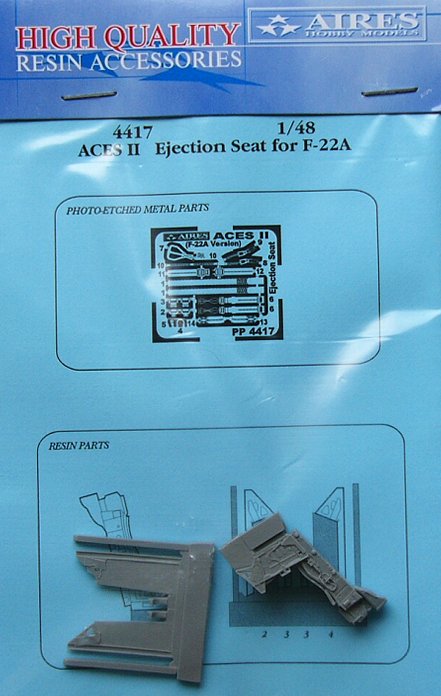 1/48 ACES II ejection seat for F-22A