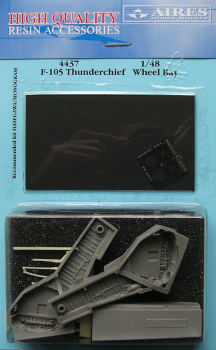 1/48 F-105 Thunderchief wheel bay (HAS/MON)