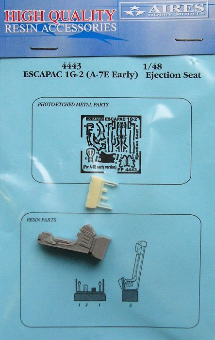 1/48 ESCAPAC 1G-2 (A-7E Early) ejection seat