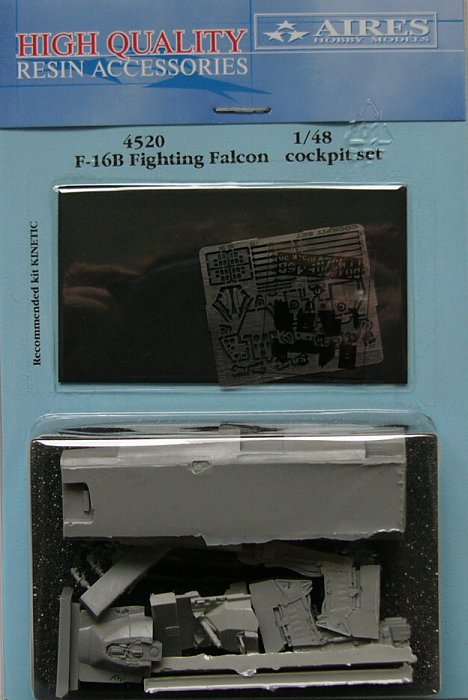 1/48 F-16B Fighting Falcon cockpit set (KIN)