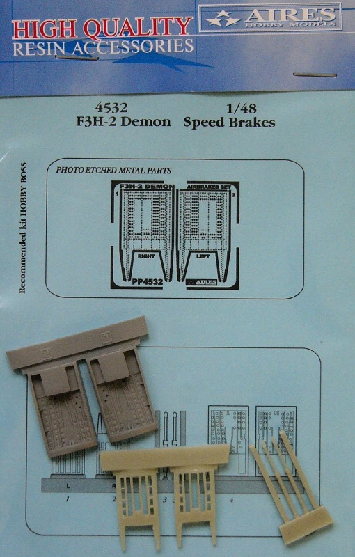 1/48 F3H-2 Demon air brake set  (HOBBYB)