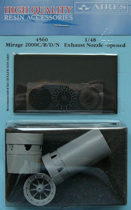 1/48 Mirage 2000C/B/D/N exh.nozzles - opened (EDU)