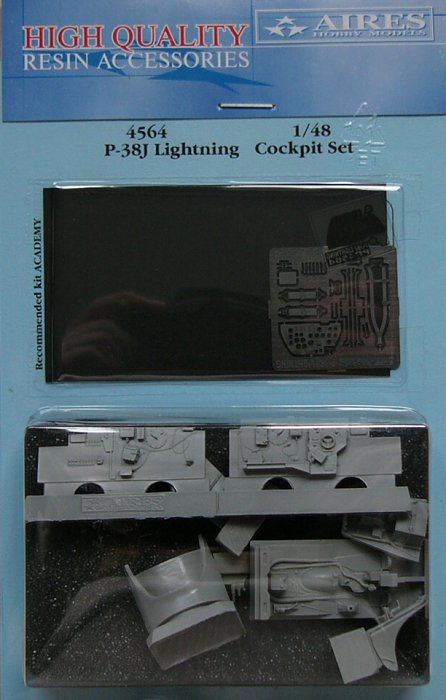 1/48 P-38J Lightning cockpit set (ACAD)