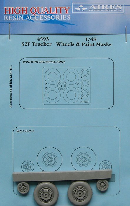 1/48 S2F Tracker wheels & paint masks (KIN)