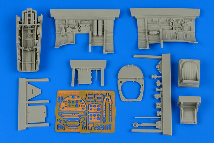 1/48 Spitfire Mk.IXc cockpit set (EDU)