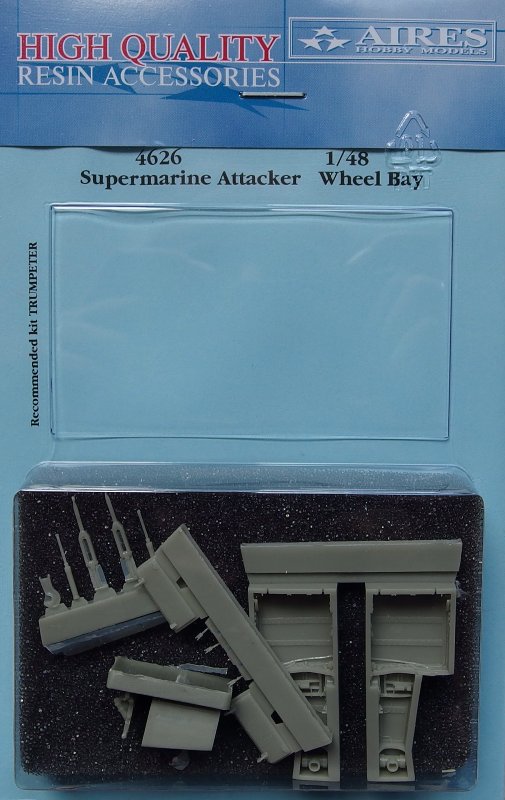 1/48 Supermarine Attacker wheel bay (TRUMP)