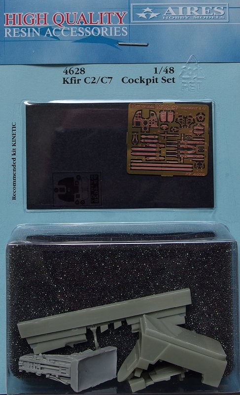 1/48 Kfir C7 cockpit set (KIN)