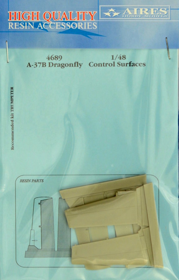 1/48 A-37B Dragonfly control surfaces (TRUMP)