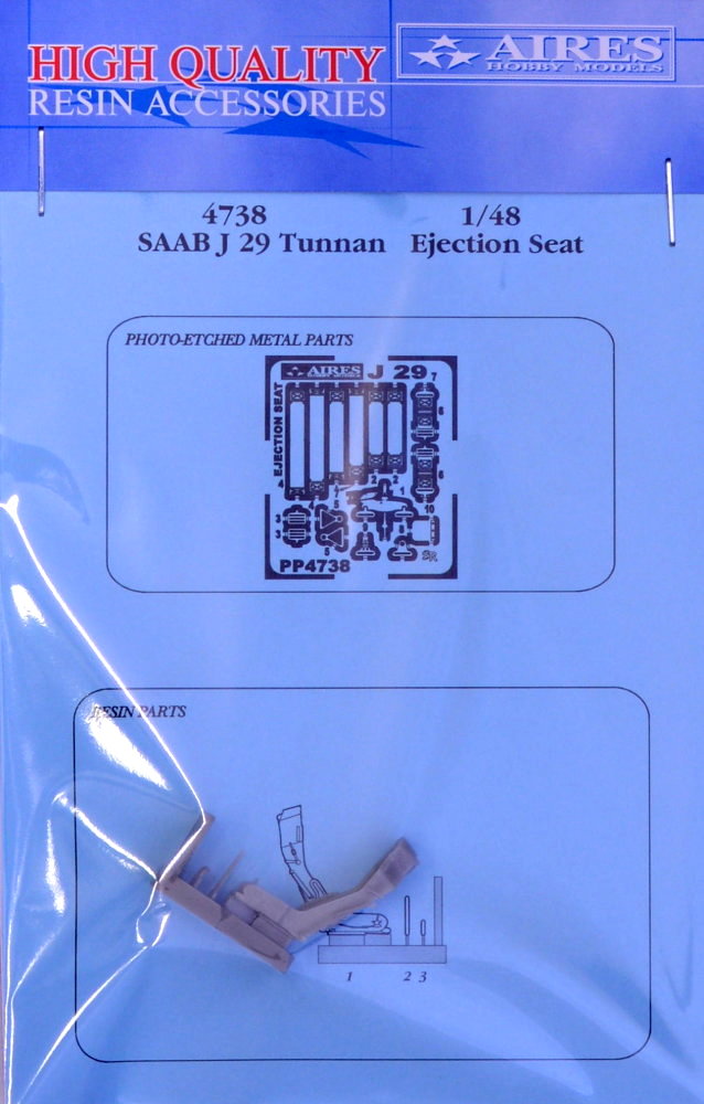 1/48 SAAB J 29 Tunnan ejection seat