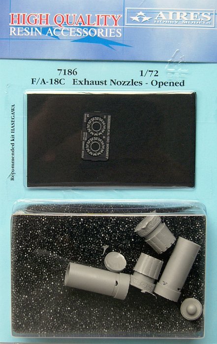 1/72 F/A-18C exhaust nozzles - opened   (HAS)