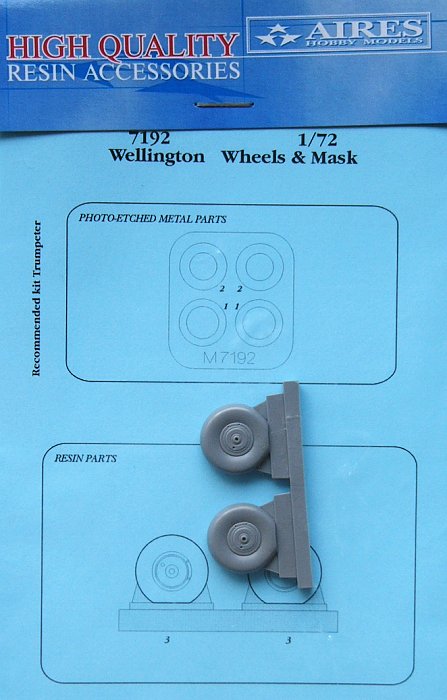 1/72 Wellington wheels + paint mask  (TRUMP)