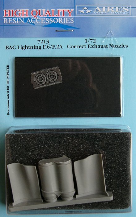 1/72 BAC Lightning F.6/F.2A exhaust nozzles (TRU)