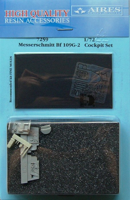 1/72 Bf 109G-2 cockpit set  (FINEM)