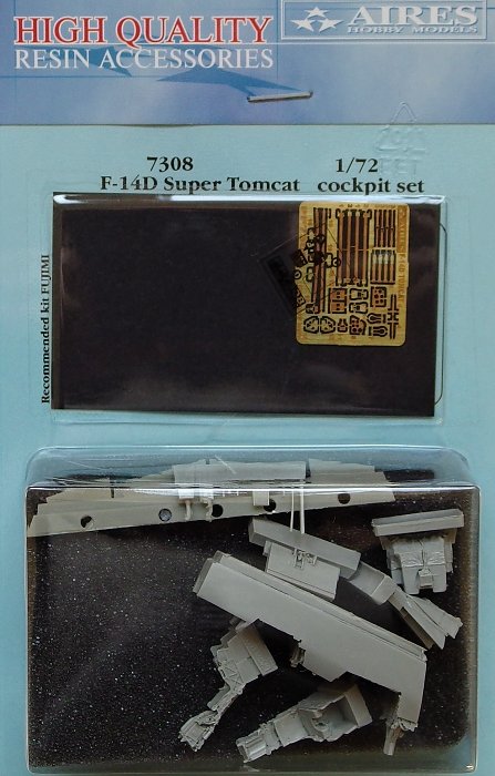 1/72 F-14D Super Tomcat cockpit set (FUJI)