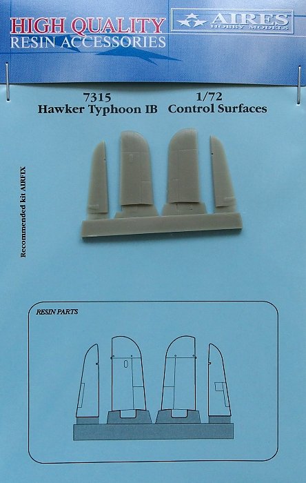 1/72 Hawker Typhoon IB control surfaces (AIRF)