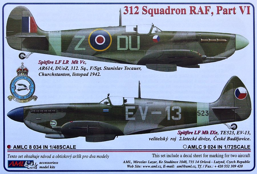 1/48 Decals 312 Squadron RAF Part VI.