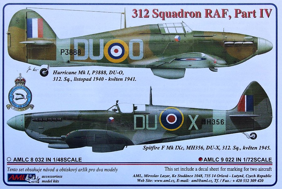 1/72 Decals 312 Squadron RAF Part IV.