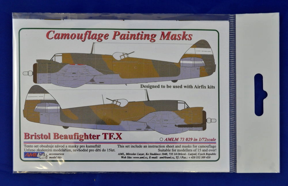 1/72 Camouflage masks B.Beaufighter TF.X (HAS)