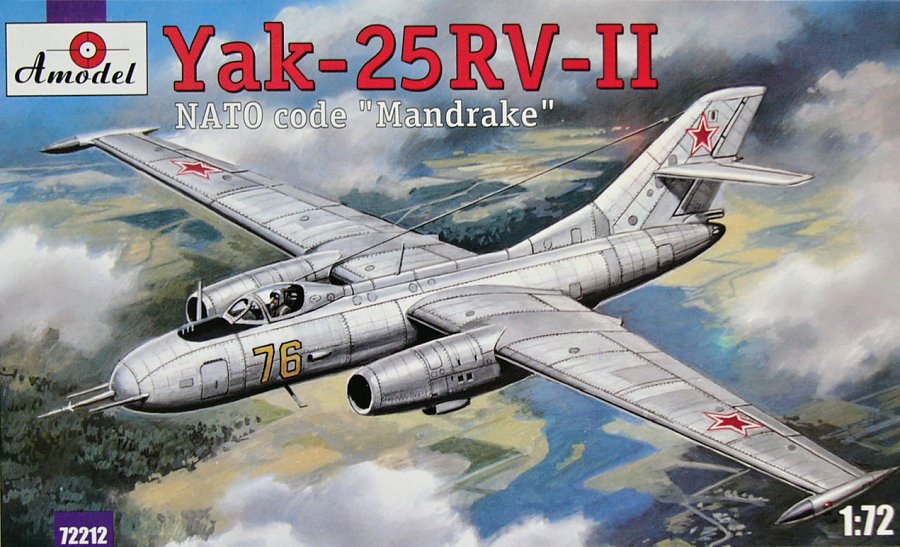 1/72 Yak-25RV-II NATO code 'Mandrake'